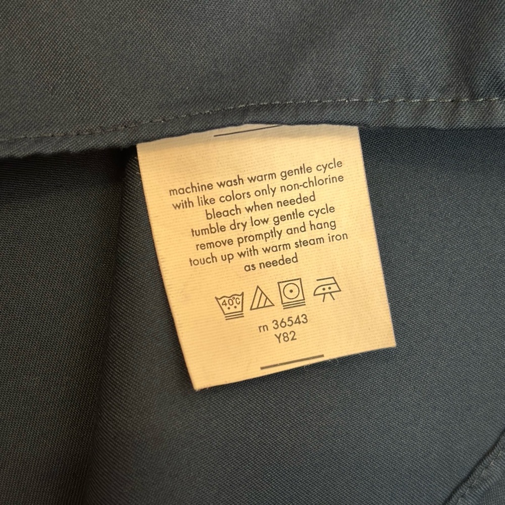 Euc Teal Button Down - image 6